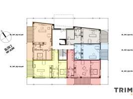 Rezidenci Štěpánov, Valašské Meziříčí, byt. jedn. 2+kk, 61,83  m², terasa 10,96  m², zahrada 221,6  m²