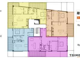 Rezidenci Štěpánov, Valašské Meziříčí, bytová jednotka 2+kk, 55,52  m², balkon 10,01  m²