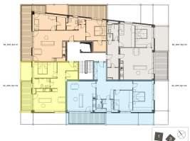 Rezidenci Štěpánov, Valašské Meziříčí, bytová jednotka 3+kk, 89,31  m², balkon 13,41  m²