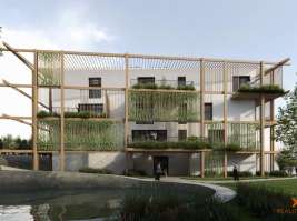 Rezidenci Štěpánov, Valašské Meziříčí, byt. jedn. 3+kk, 67,04  m², terasa 9,73  m², zahrada 216,5  m²