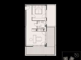 Rezidenci Štěpánov, Valašské Meziříčí, bytová jednotka 2+kk, 45,26  m², balkon 25,40  m²