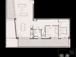 Rezidenci Štěpánov, Valašské Meziříčí, bytová jednotka 3+kk, 86,36  m², balkony 37,52  m²