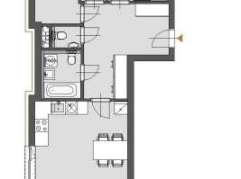 Bytová jednotka 3+kk, 78,52  m², balkon, Bílá Perla, Opava