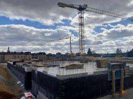 Bytová jednotka 1+kk s výměrou 36,68  m² a zahrádkou