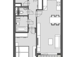 Bytová jednotka 2+kk o výměře 60,09  m² se zahrádkou