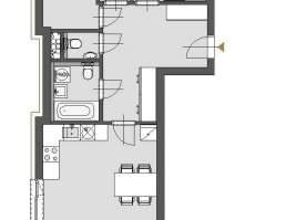 Bytová jednotka 3+kk o výměře 80,07  m² se zahrádkou