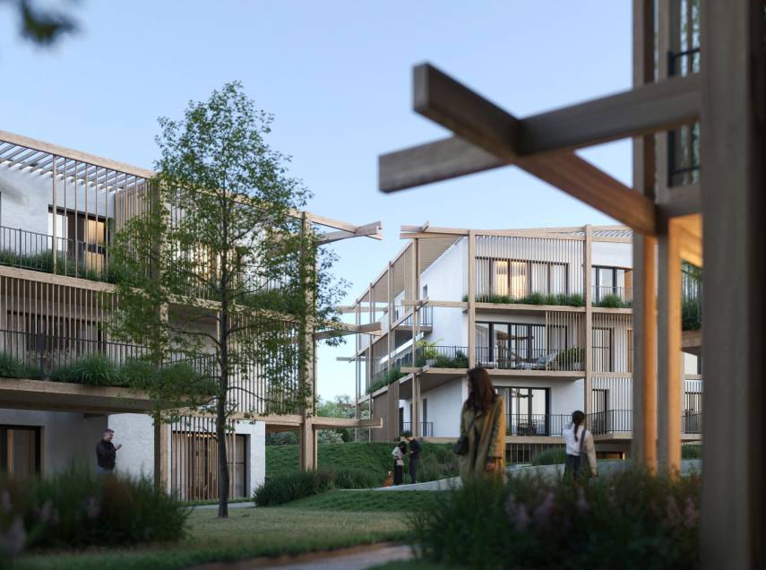 Rezidenci Štěpánov, Valašské Meziříčí, bytová jednotka 3+kk, 65,09  m², balkon 18,98  m²