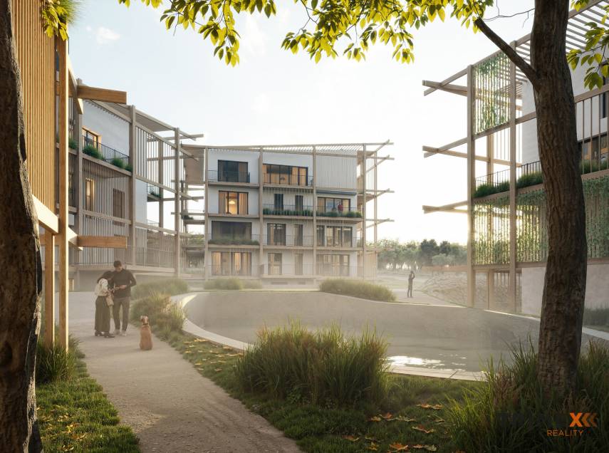 Rezidenci Štěpánov, Valašské Meziříčí, bytová jednotka 2+kk, 44,89  m², balkon 9,72  m²