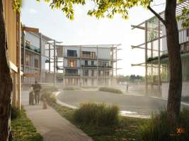 Rezidenci Štěpánov, Valašské Meziříčí, byt. jedn. 3+kk, 67,04  m², terasa 9,73  m², zahrada 216,5  m²